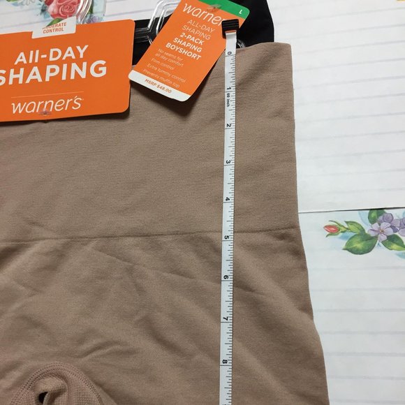Warner's All-Day Shaping 2-Pack Boyshort (Large) - Picture 5 of 16